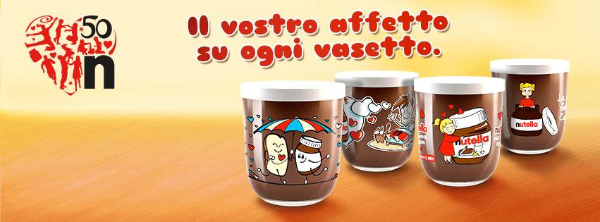 50 anni Nutella
