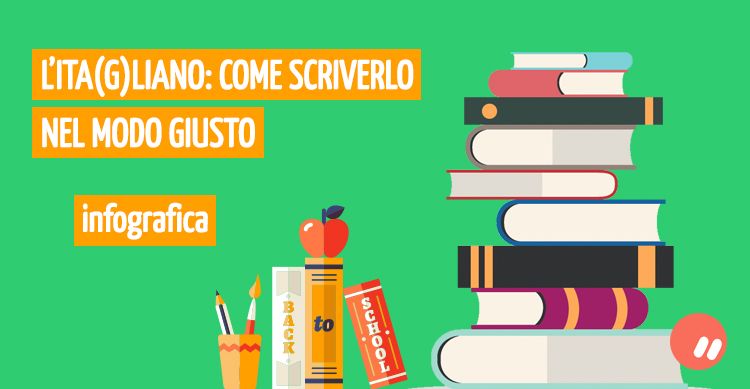 Infografica sulla grammatica italiana